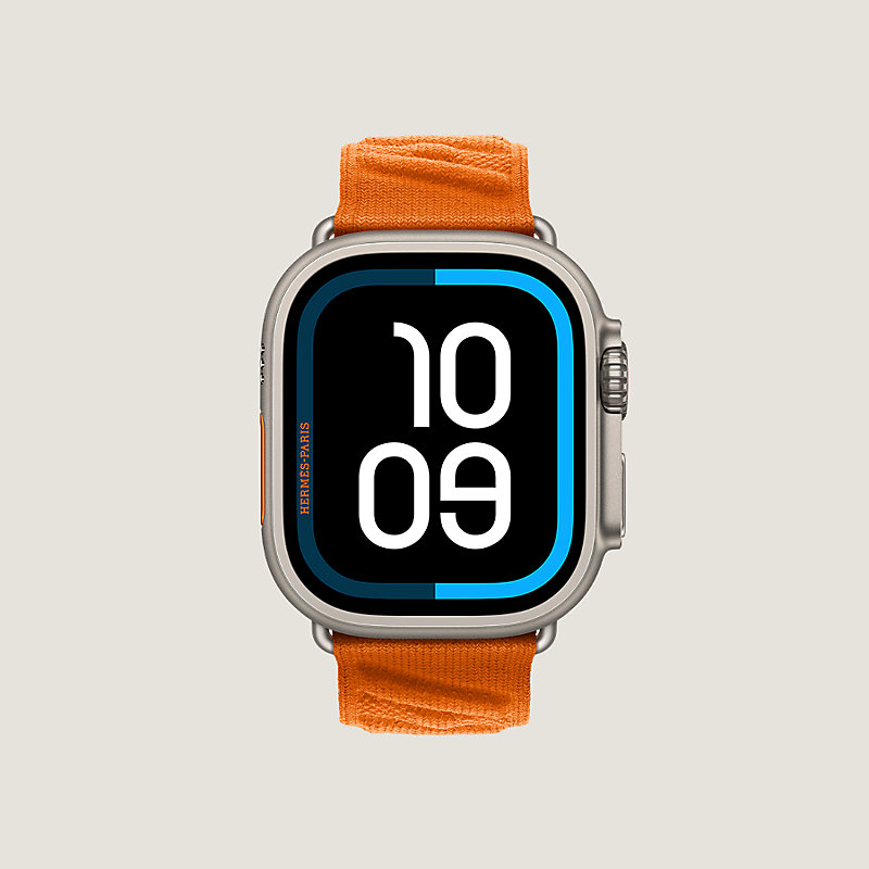 Band Apple Watch Hermès Single Tour 49 mm En Mer | Hermès USA